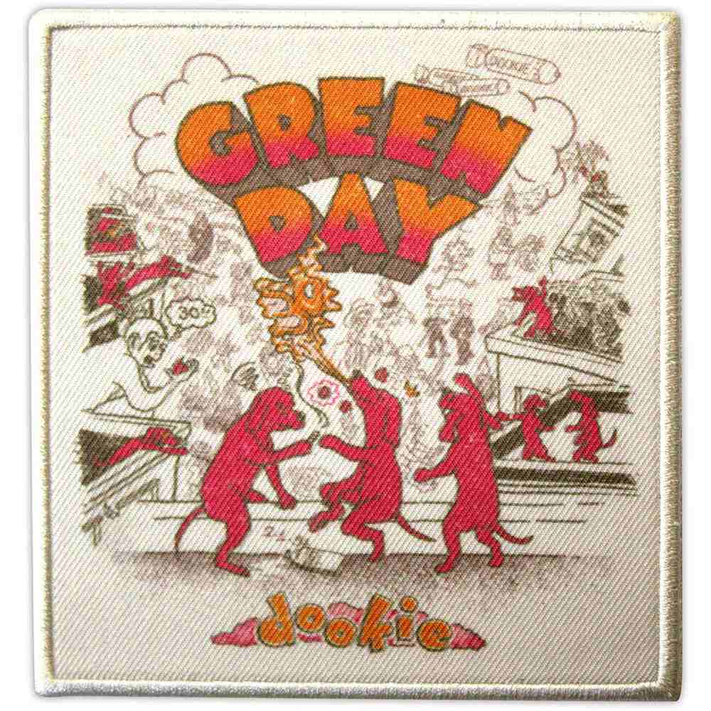 Green Day - Dookie 30th Anniversary Patch - Gebrochenes Weiß/Mehrfarben